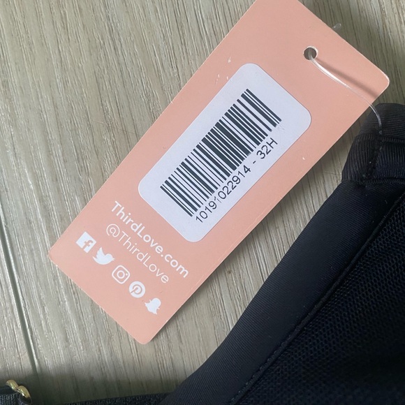 Third Love 24/7 Classic Classic Uplift Plunge Padded Bra Size 32H *NWT - Picture 5 of 6